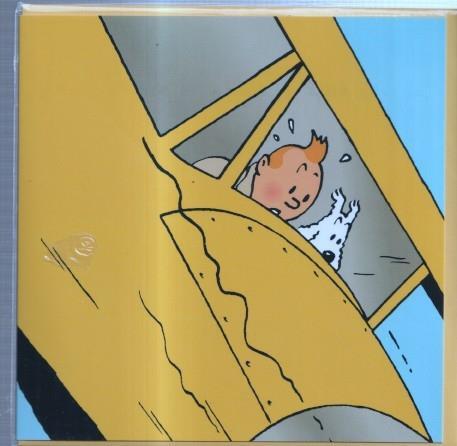 Tintin: Postal AVIONES modelo 6