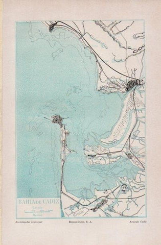LAMINA V16700: Plano de la bahia de Cadiz