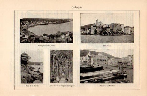 LAMINA V16687: Vistas de Cadaques