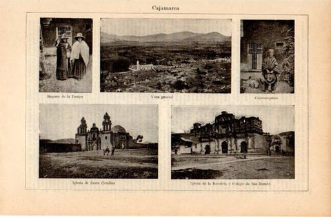 LAMINA V16733: Vistas de Cajamarca