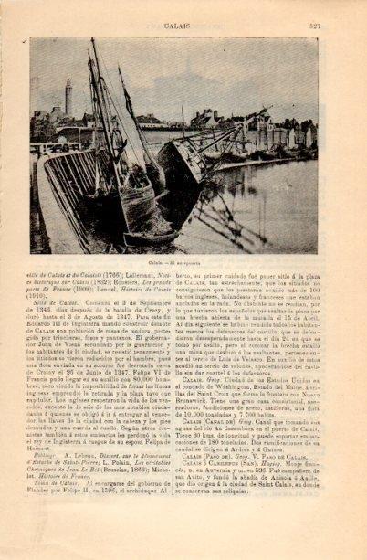 LAMINA V16737: El antepuerto de Calais, Francia