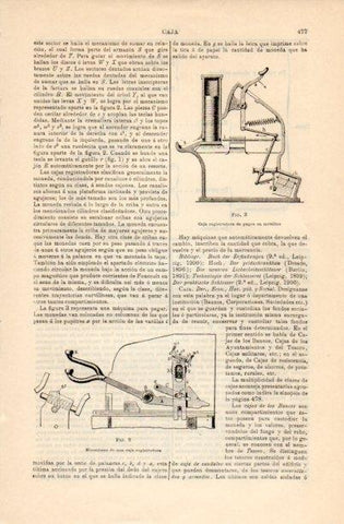 LAMINA V16729: Caja registradora de pagos en metalico