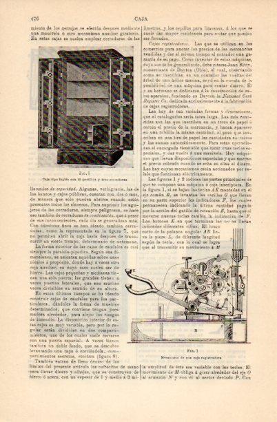 LAMINA V16728: Mecanismo de una caja registradora