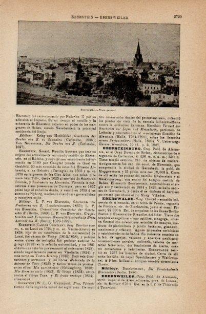 LAMINA V16611: Vista general de Eberswalde, Alemania
