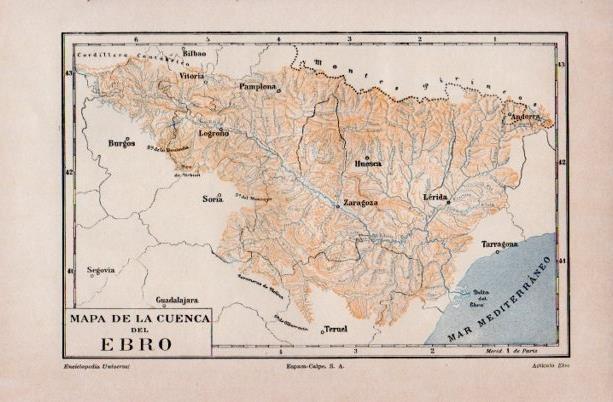 LAMINA V16615: Mapa de la cuenca del Ebro