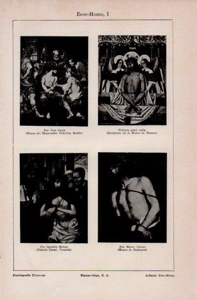 LAMINA V16616: Ecce-homo por Van Dyck Metsys y Cerezo