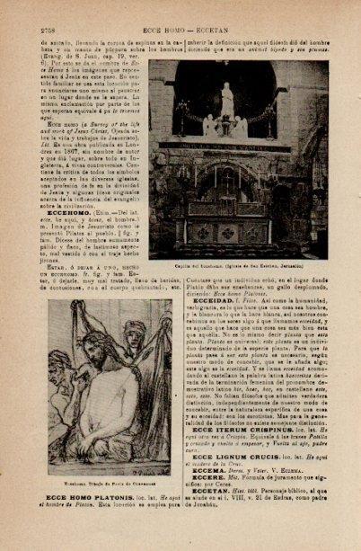 LAMINA V16617: Capilla del eccehomo, iglesia de San Esteban en Jerusalen