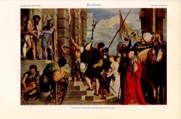 LAMINA V16619: Eccehomo por Ticiano