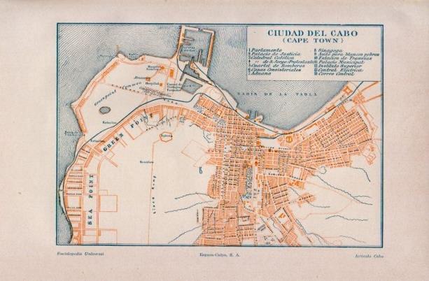 LAMINA V16665: Plano de Ciudad del Cabo