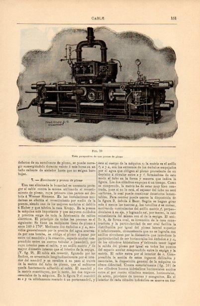 LAMINA V16658: Prensa de plomo