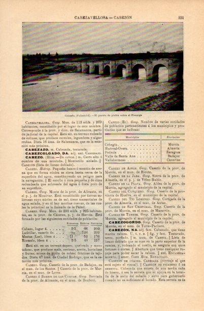 LAMINA V16655: Puente sobre el Pisuerga en Cabezon
