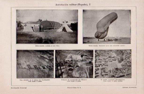 LAMINA V16843: Aerostacion militar en España