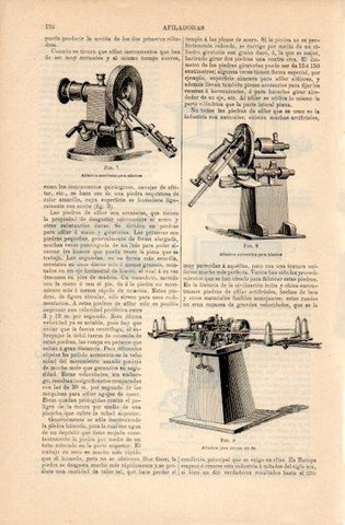 LAMINA V16855: Afiladoras