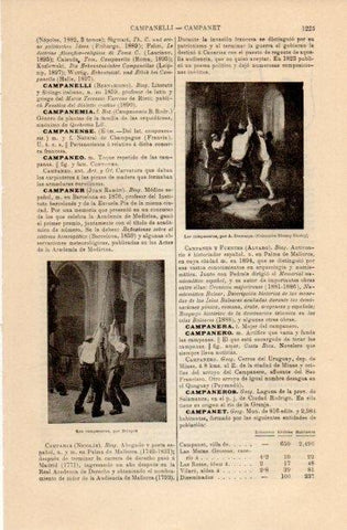 LAMINA V16827: Los campaneros por Descamps y Brispot