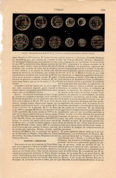 LAMINA V16837: Monedas de Canada