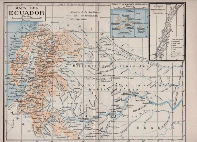 LAMINA V16881: Mapa del Ecuador