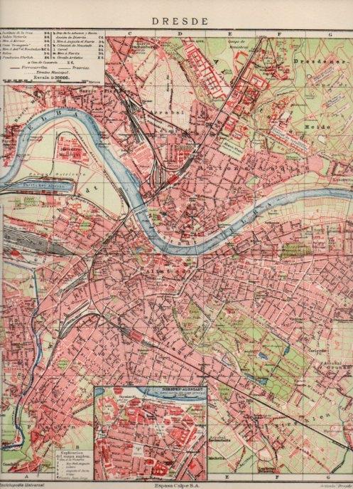 LAMINA V16874: Mapa de Dresde