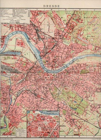 LAMINA V16874: Mapa de Dresde