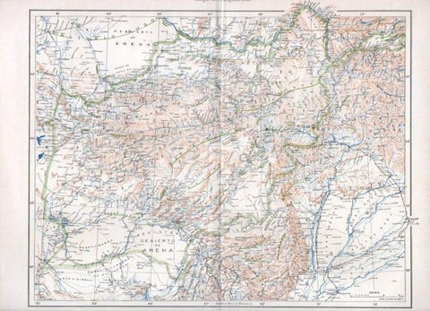 LAMINA V16860: Mapa de Afganistan