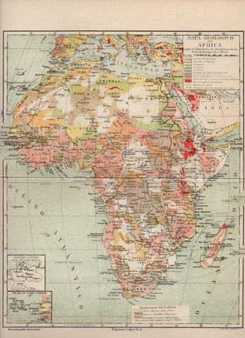 LAMINA V16869: Mapa geologico de Africa