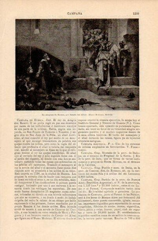 LAMINA V16822: La campana de Huesca por Casado del Alisal