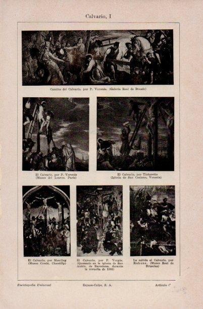 LAMINA V16779: Calvario