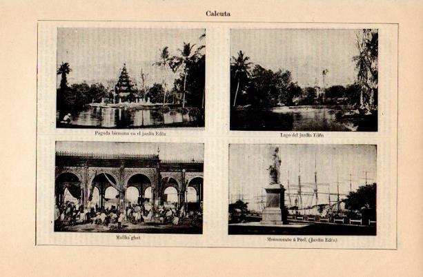 LAMINA V16754: Vistas varias de Calcuta