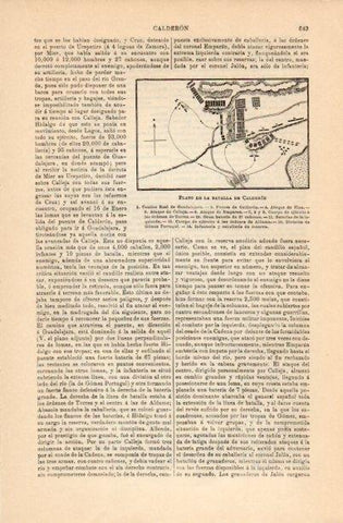 LAMINA V16762: Plano de la batalla de Calderon