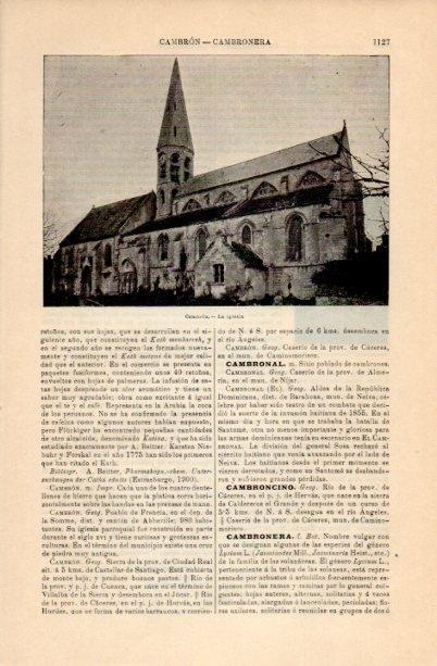 LAMINA V16810: Iglesia de Cambron
