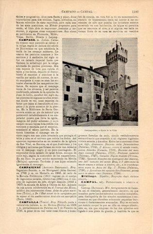 LAMINA V16815: Torre de la Villa de Campagnatico