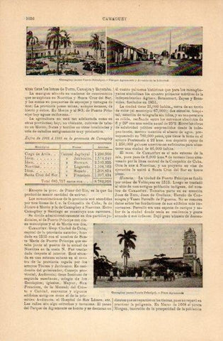 LAMINA V16799: Vistas de Camaguey, Cuba