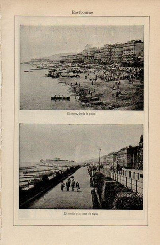 LAMINA V16606: El paseo y el muelle de Eastbourne