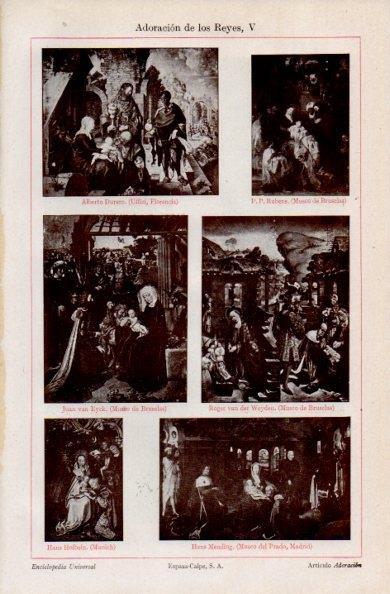 LAMINA V16399: Obras varias representado la Adoracion de los Reyes V
