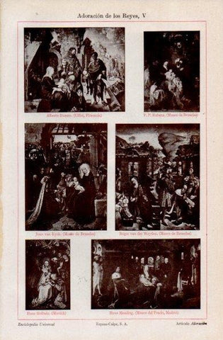 LAMINA V16399: Obras varias representado la Adoracion de los Reyes V