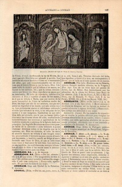 LAMINA V16403: Adoratorio bordado del siglo XV