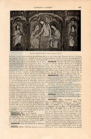 LAMINA V16403: Adoratorio bordado del siglo XV