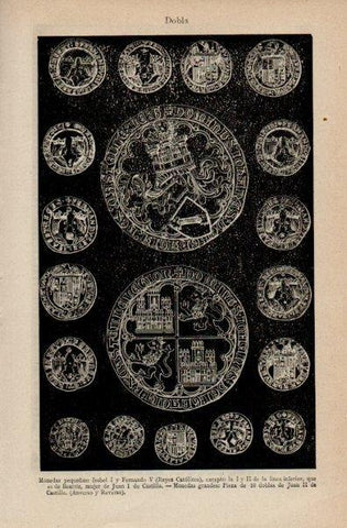 LAMINA V16430: Dobla monedas pequeñas I