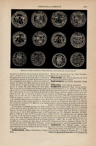 LAMINA V16431: Doblon de Isabel I y Fernando V