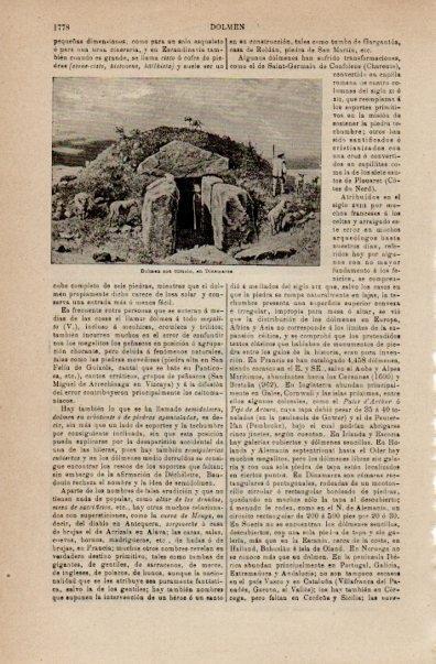 LAMINA V16441: Dolmen con tumulo en Dinamarca