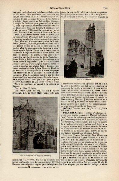 LAMINA V16435: Catedral de Dol, Francia 