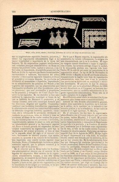 LAMINA V16387: Distintivos del uniforme del cuerpo de Administracion civil