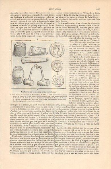 LAMINA V16352: Acuñacion de la moneda en la antigüedad