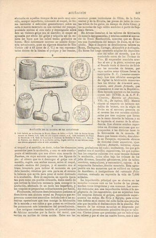 LAMINA V16352: Acuñacion de la moneda en la antigüedad