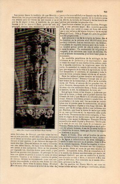 LAMINA V16372: Adan y Eva del Palacio Ducal de Venecia