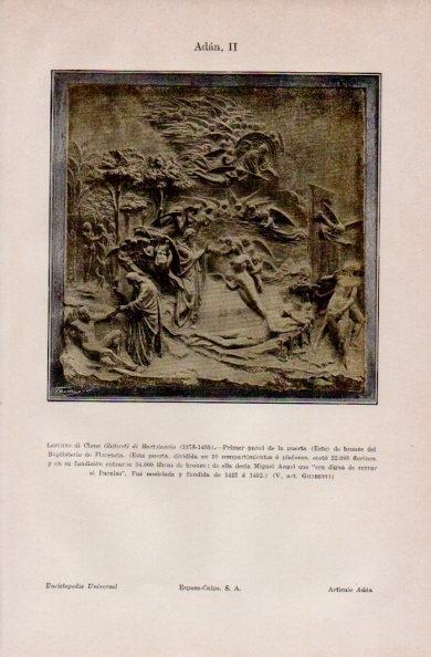LAMINA V16373: Puerta de bronce del Baptisterio de Florencia