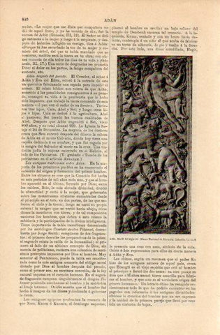 LAMINA V16371: Adan marfil del siglo IV