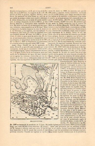 LAMINA V16381: Plano de Aden y alrededores