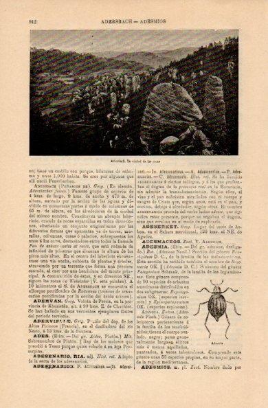 LAMINA V16383: La ciudad de las rocas de Adersbach