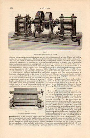 LAMINA V16353: Acuñacion laminador para la preparacion de las barras