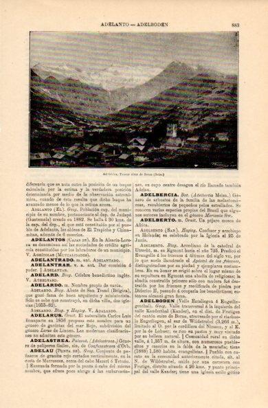 LAMINA V16355: Vista de Adelboden, Suiza